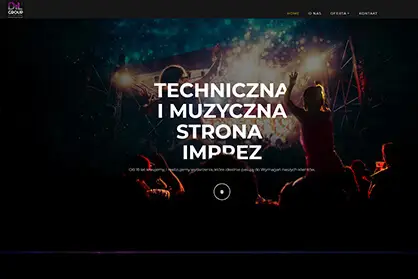 Wizualizacja strony internetowej firmy dilgroup