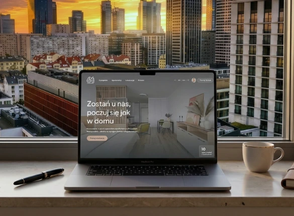 Wizualizacja projektu Landing page Krochmalna 61